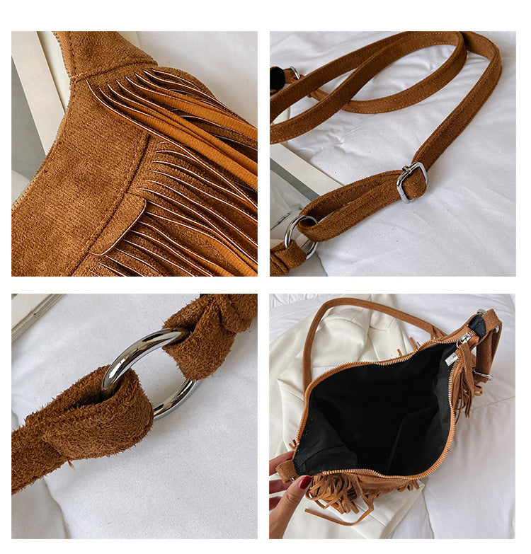 New Retro Personality And Minimalism All-match Messenger Bag
