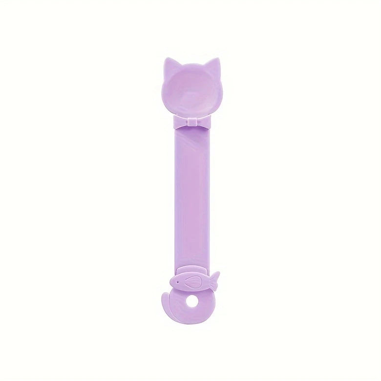 Plastic Cat Strip Squeezing Machine Spoon Feeder