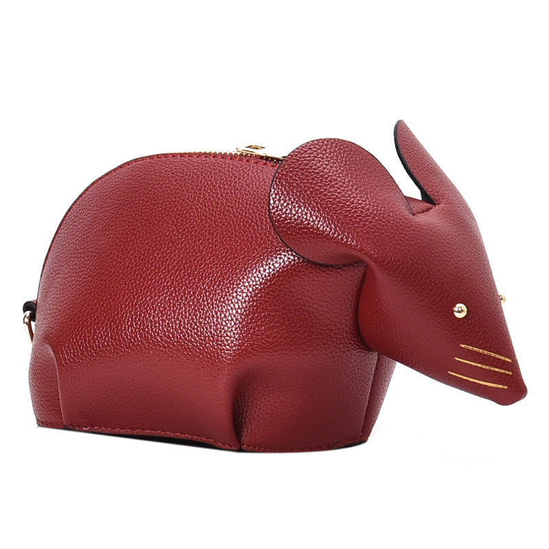Women's Bag Single Shoulder Diagonal Bag Cute Mouse Bag