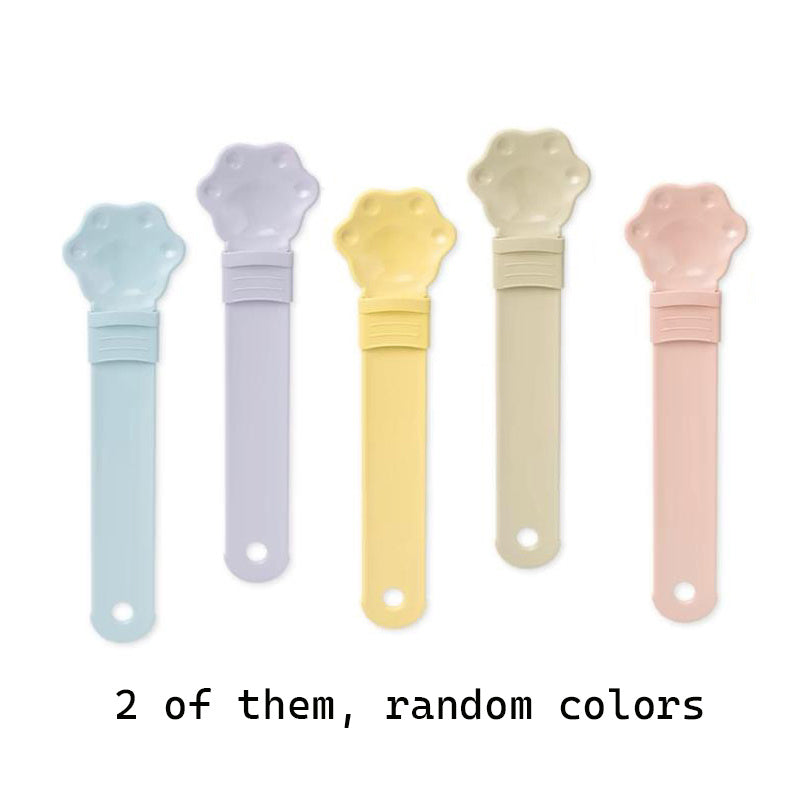 Plastic Cat Strip Squeezing Machine Spoon Feeder