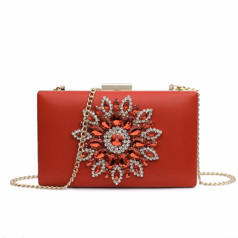 Chain bag with one shoulder slung bag