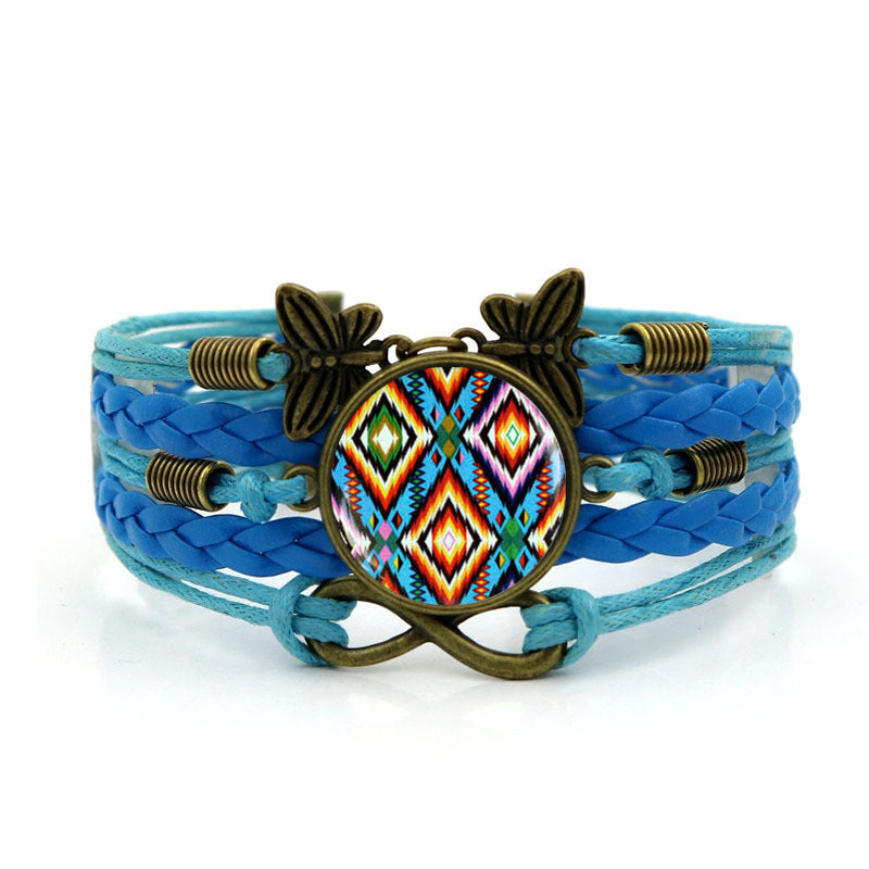 Time Gem Braided Bracelet