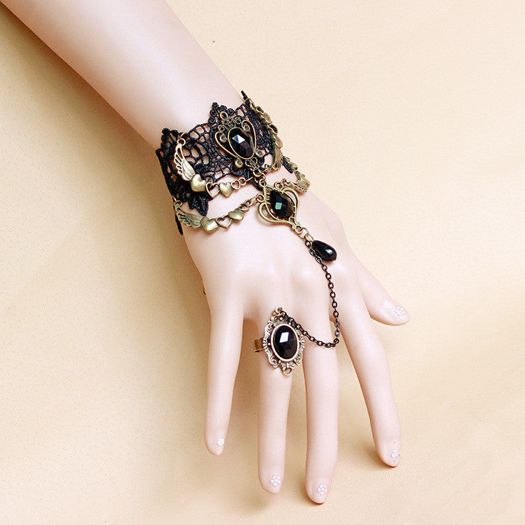 Love Angel Wings Lace Bracelet