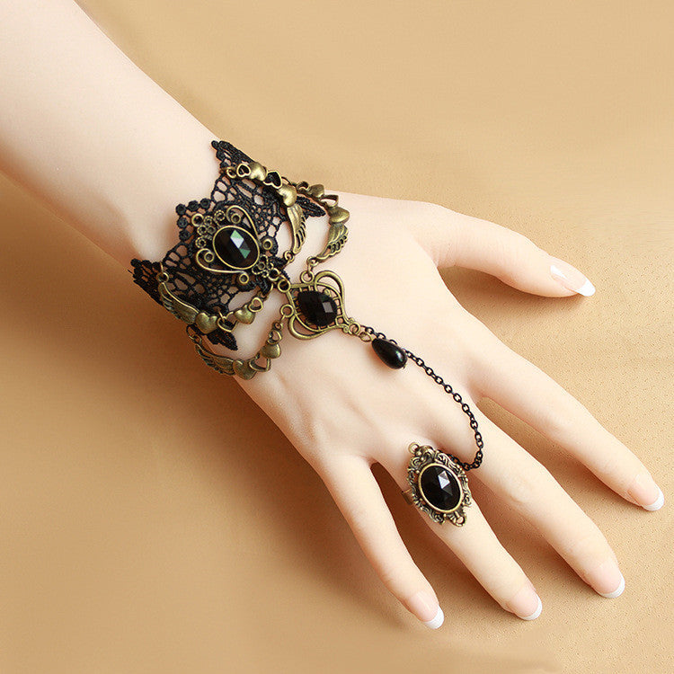 Love Angel Wings Lace Bracelet