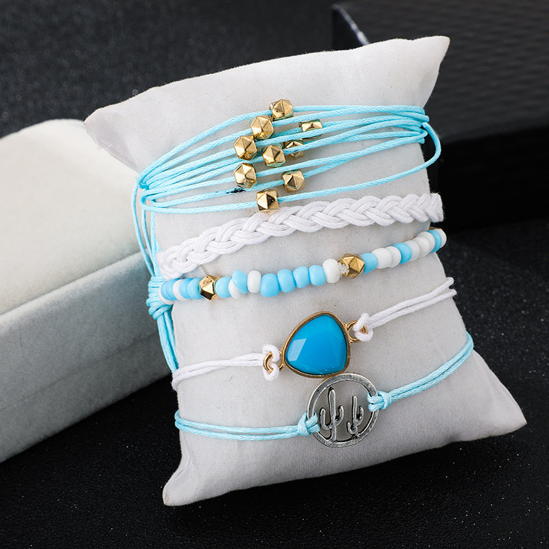 Woven 5-piece Bracelet Set