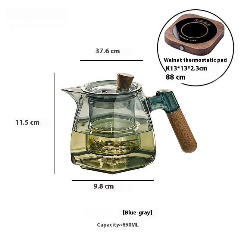 Household High Temperature Resistant Glass Teapot Set