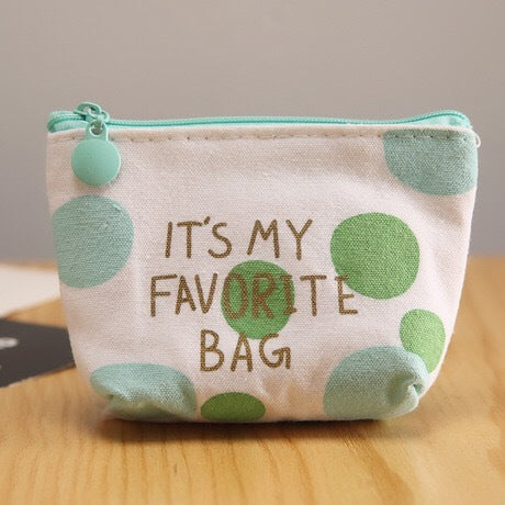 Cute Mini Square Bag Coin Purse Female Cartoon Coin Bag Purse