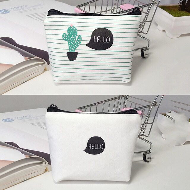 Cute Mini Square Bag Coin Purse Female Cartoon Coin Bag Purse