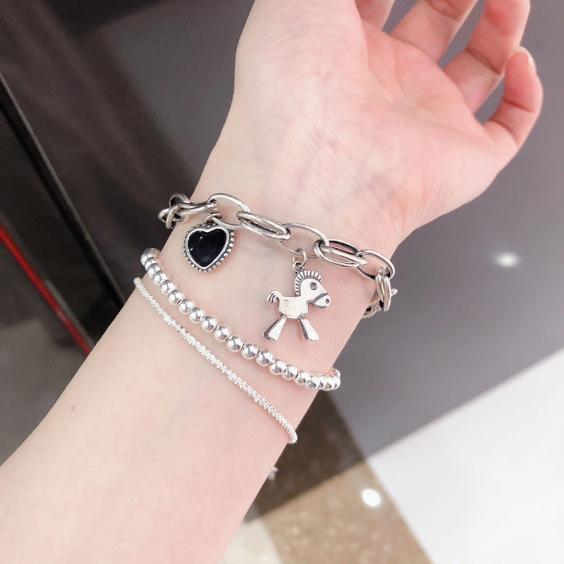 Fashion Love Pony Vintage Bracelet