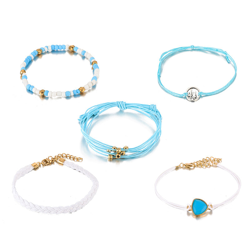 Woven 5-piece Bracelet Set