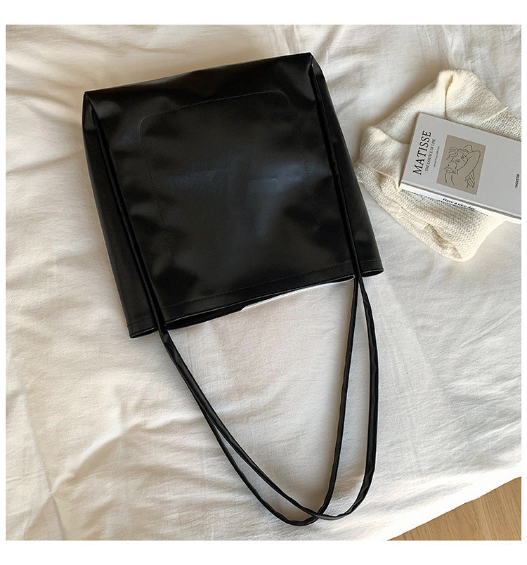 Women's Fashion Simple Underarm Large Capacity Shoulder Bag