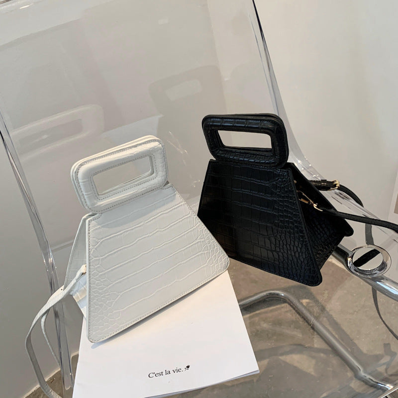 Fashion Textured One-Shoulder Messenger Bag