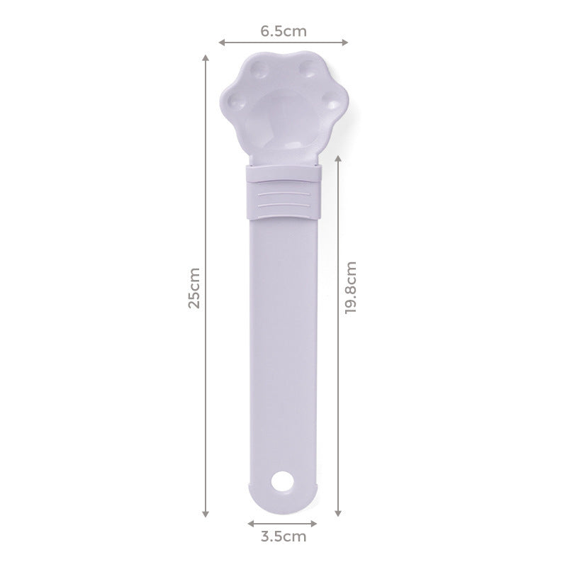 Plastic Cat Strip Squeezing Machine Spoon Feeder