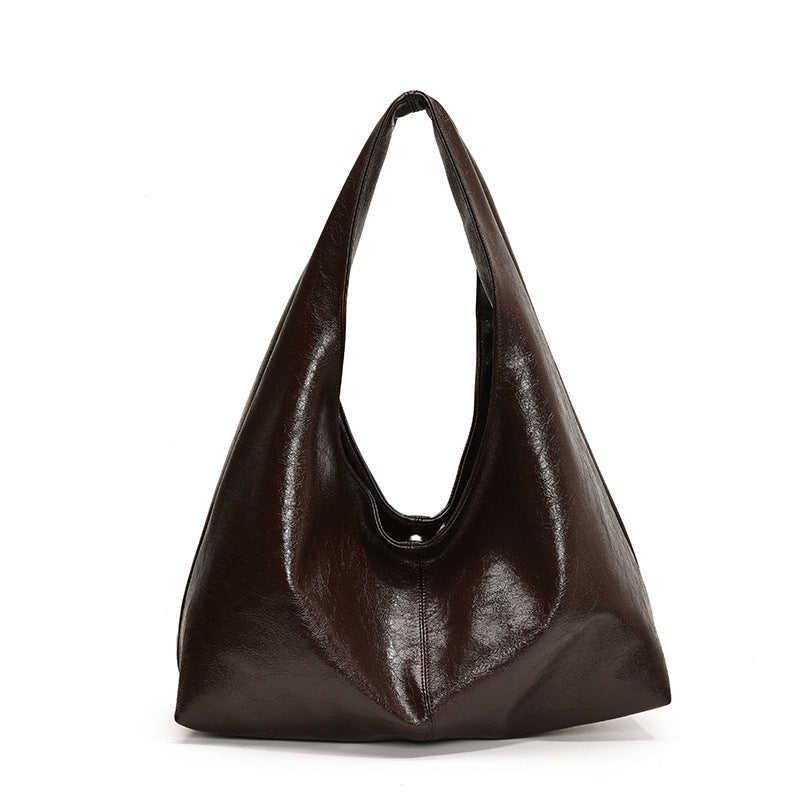 All-match Retro Tote Bag High-grade Large Capacity Underarm Women's Bag
