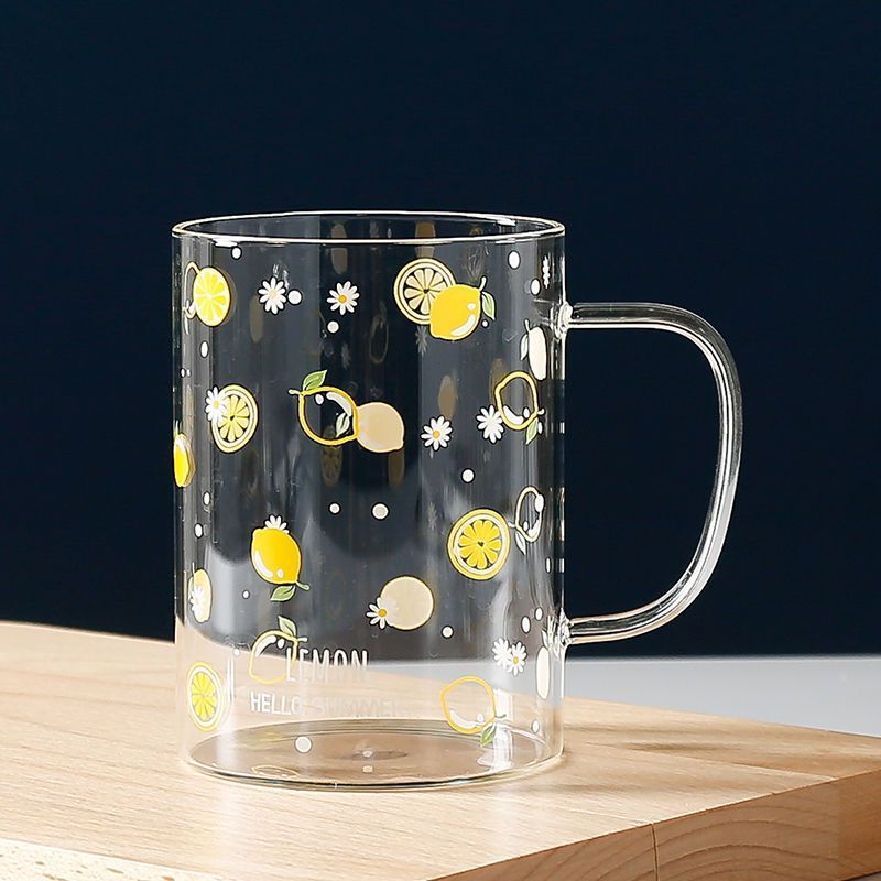 Glass Straw Portable Clear Water Cup