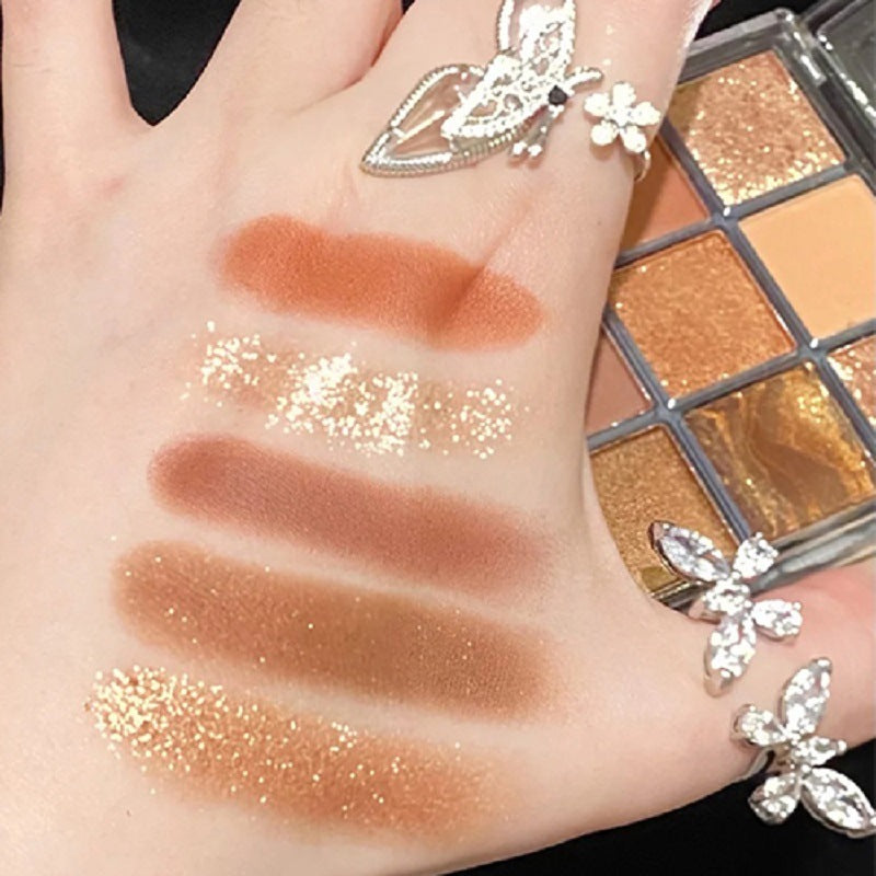 Fashion Personality Acrylic Nine Colors Eye Shadow Plate