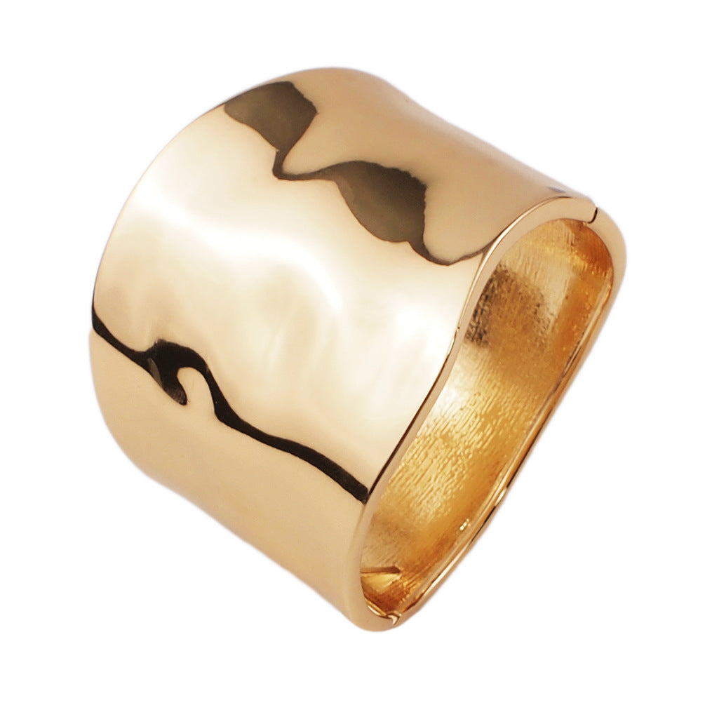New popular simple and exaggerated wide side bracelet