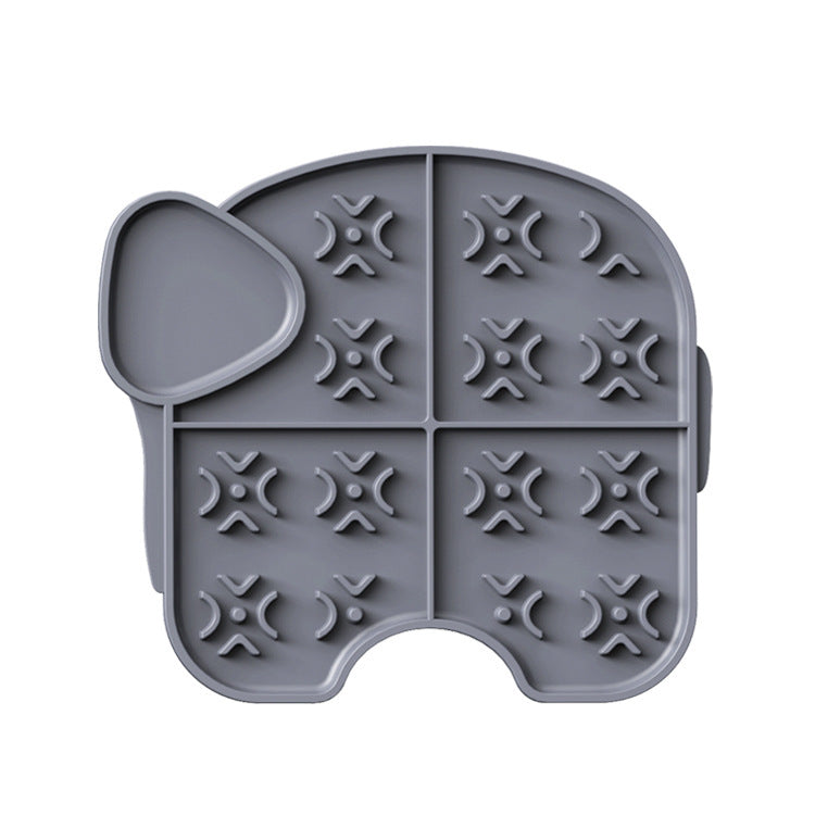 Pet Slow Food Pad Licking Pad Suction Cup Silicone Anti-choking Slow Food Pet Soothing Artifact Silicone Bowl Universal For Cats And Dogs