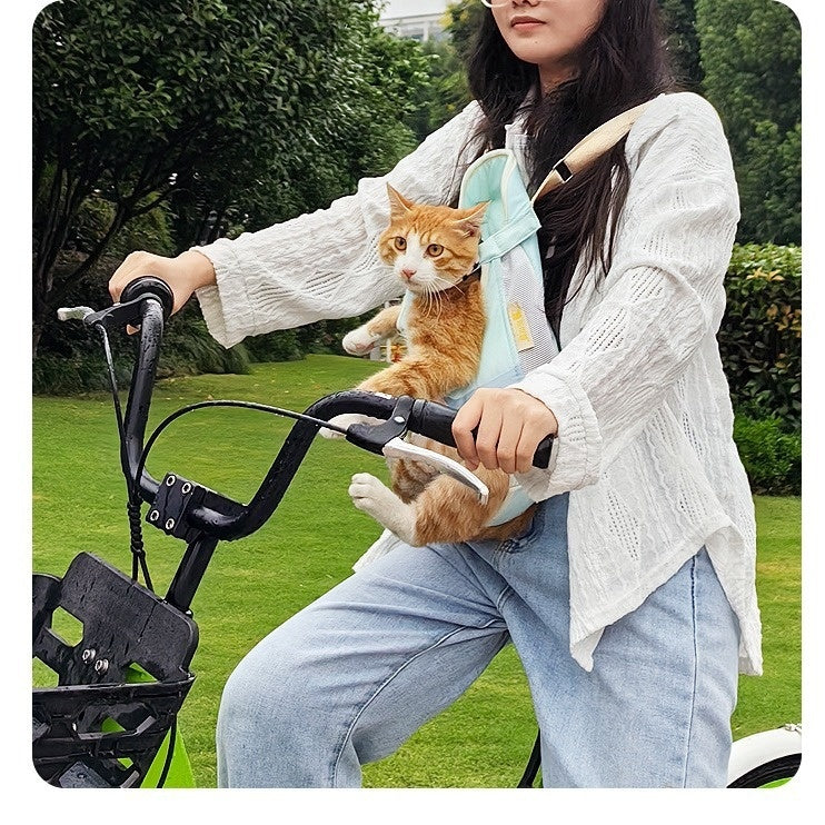 Pet Chest Go Out Portable Cat Bag Pocket Walking Artifact Pet Backpack