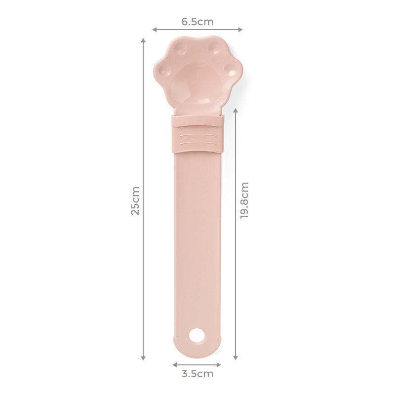 Plastic Cat Strip Squeezing Machine Spoon Feeder