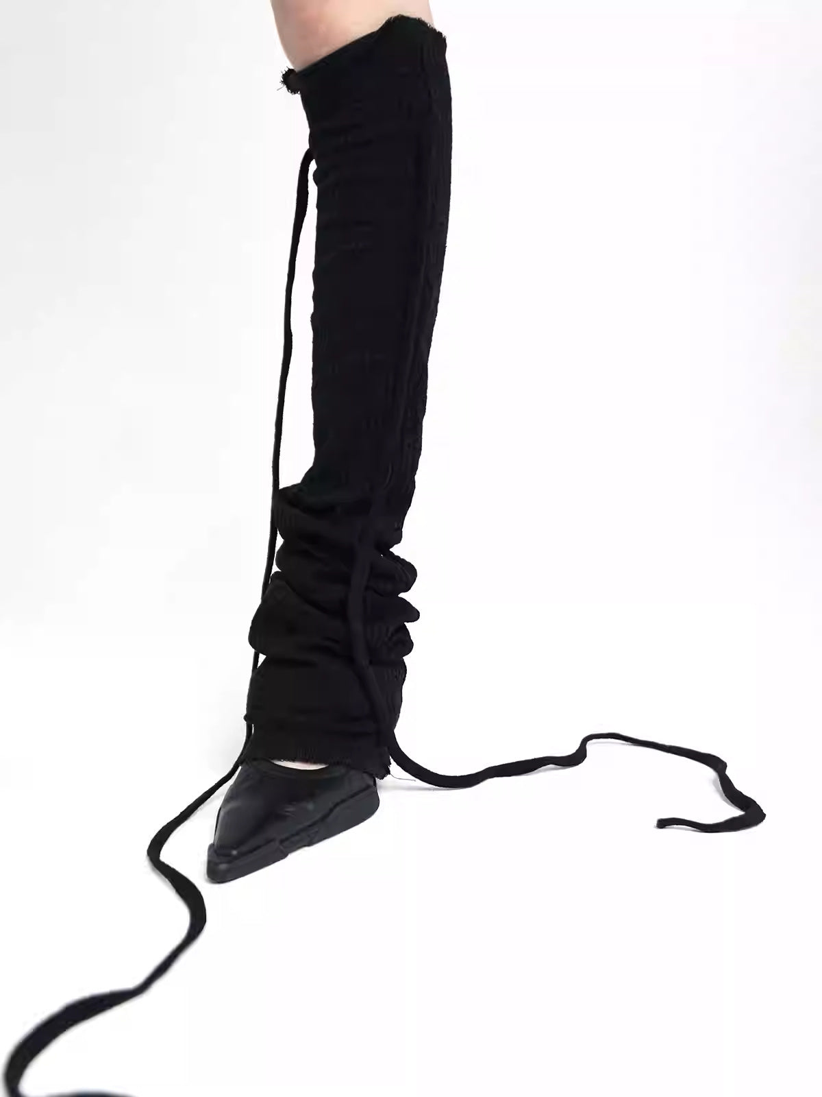 Millennium Hot Girl Solid Color Knitted Socks