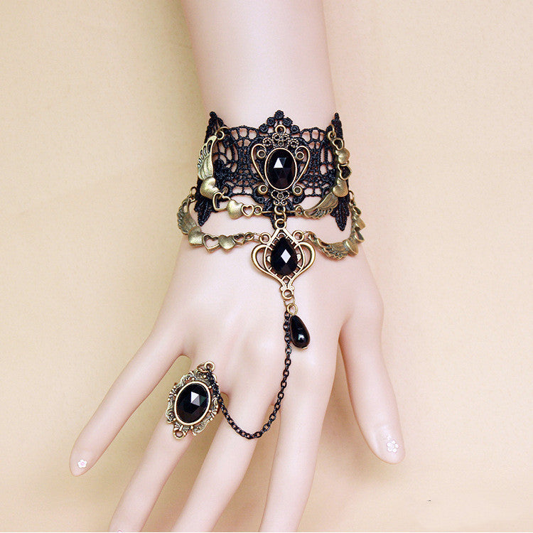 Love Angel Wings Lace Bracelet