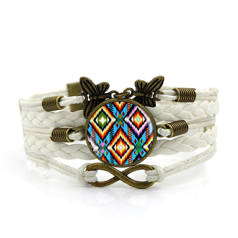 Time Gem Braided Bracelet