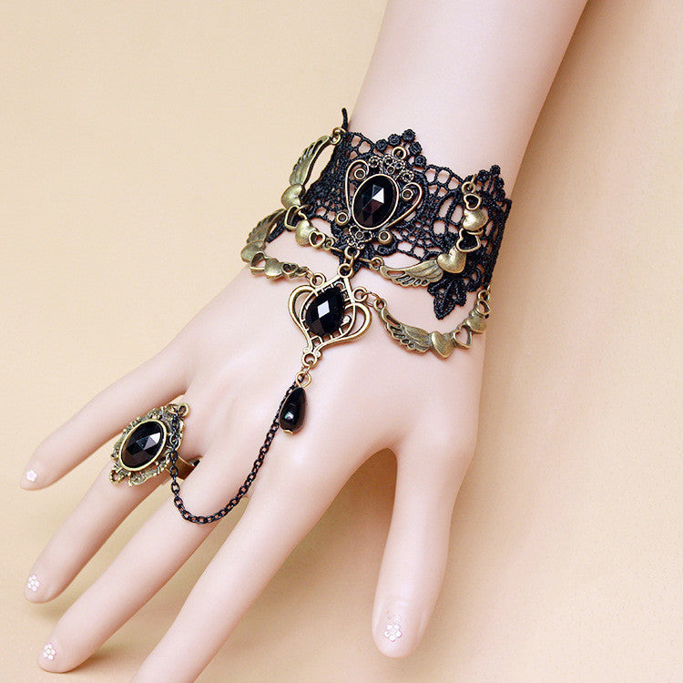 Love Angel Wings Lace Bracelet