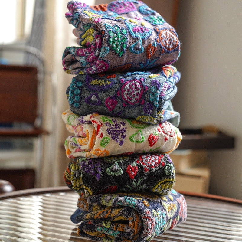 Mid-tube Pile Socks Autumn And Winter Korean Version Of Sen Series