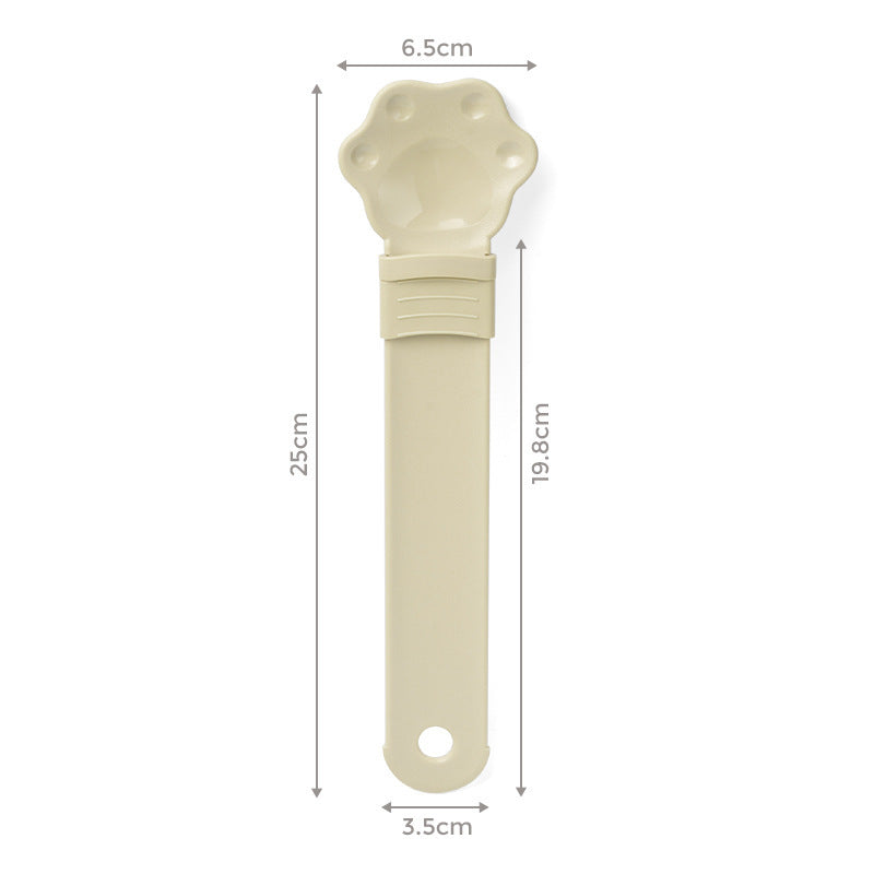 Plastic Cat Strip Squeezing Machine Spoon Feeder