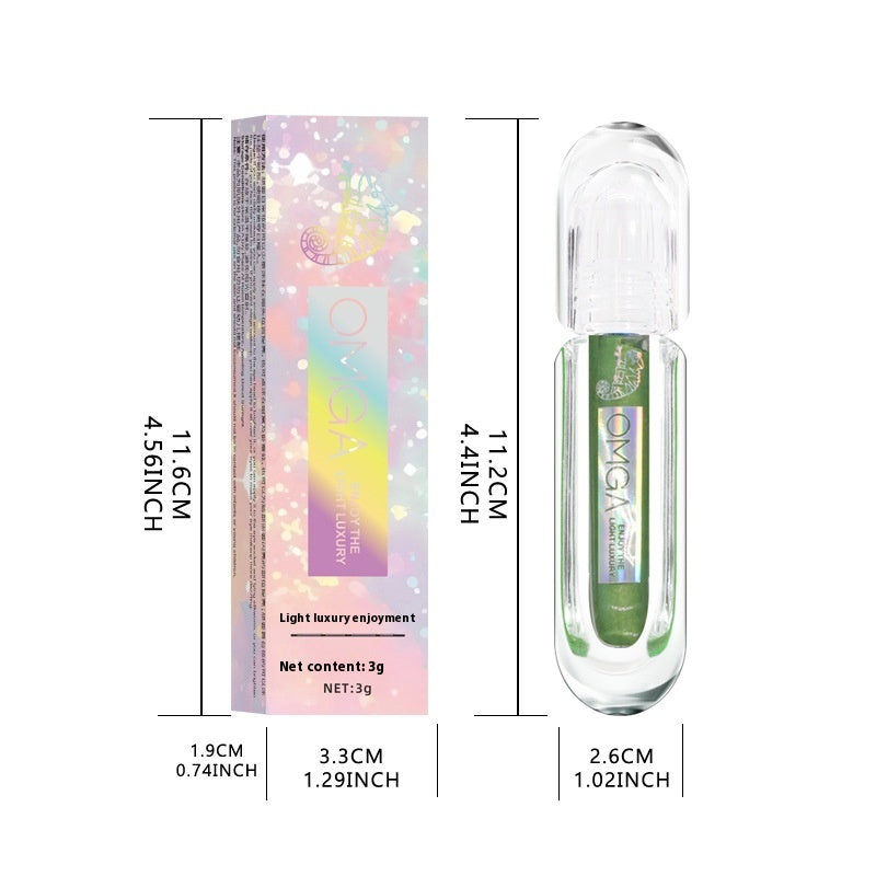 Chameleon Rhinestone Liquid Eye Shadow Multicolor Series Pearlescent Thin And Glittering Highlight