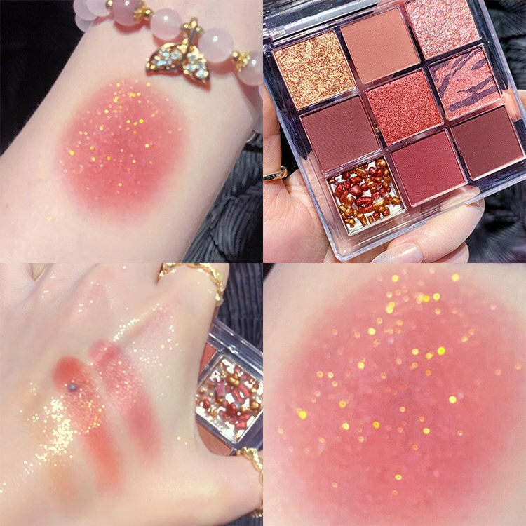 Fashion Personality Acrylic Nine Colors Eye Shadow Plate