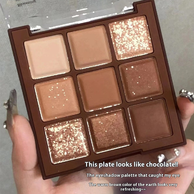 Fashion Personality Acrylic Nine Colors Eye Shadow Plate