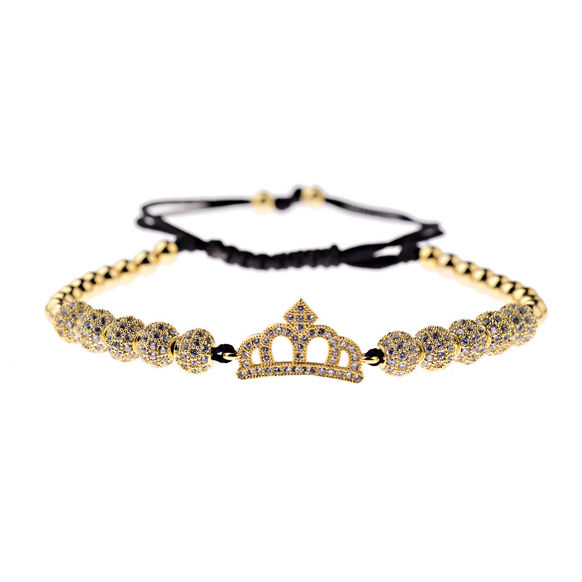 Crown three piece bracelet for lovers