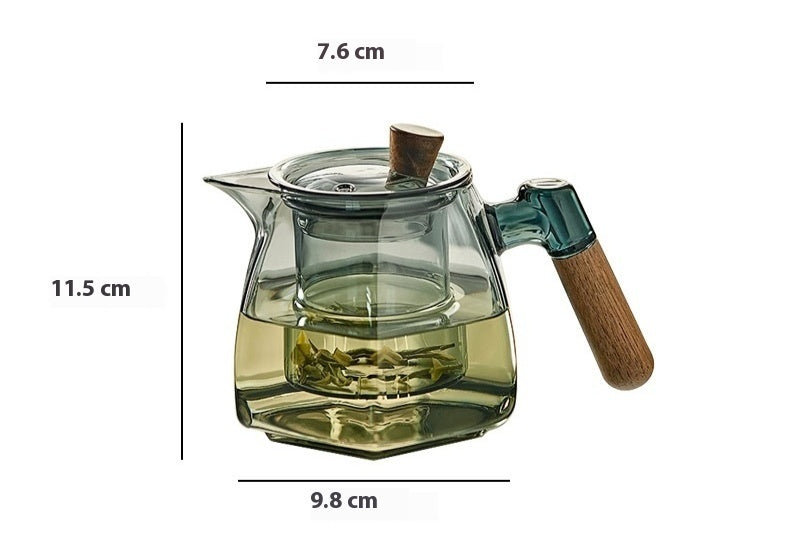 Household High Temperature Resistant Glass Teapot Set