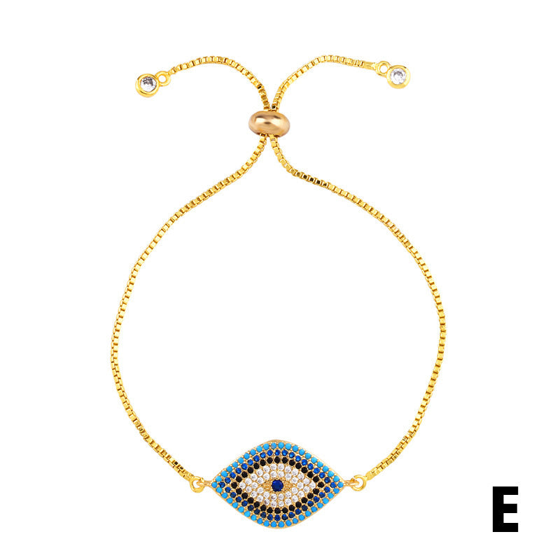 Micro inlaid color Zircon Bracelet