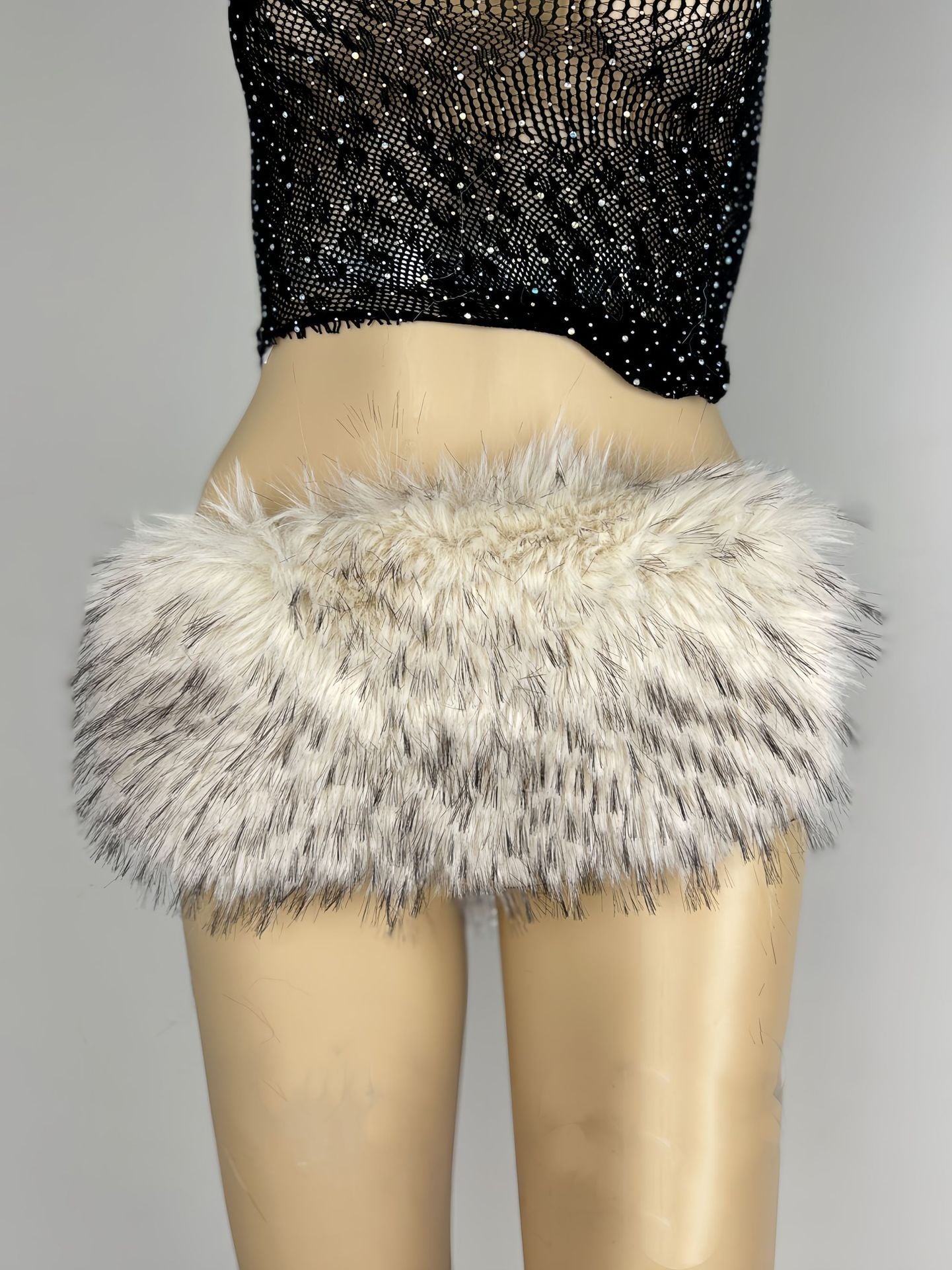 Fur Belt Retro Easy Matching Plush Waist Chain Waist Seal Waist Decorations