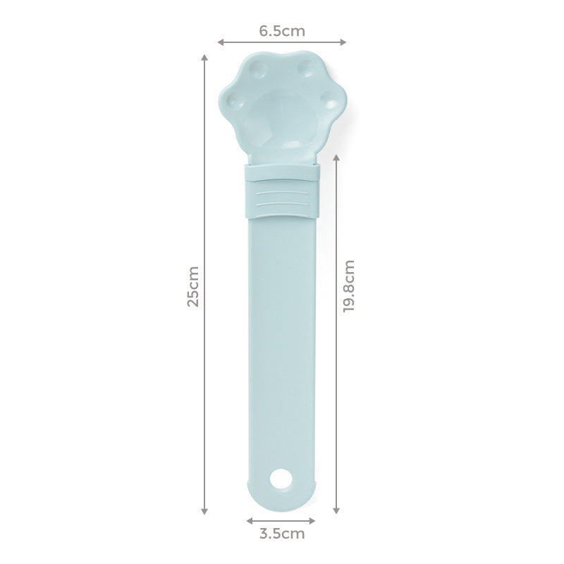 Plastic Cat Strip Squeezing Machine Spoon Feeder