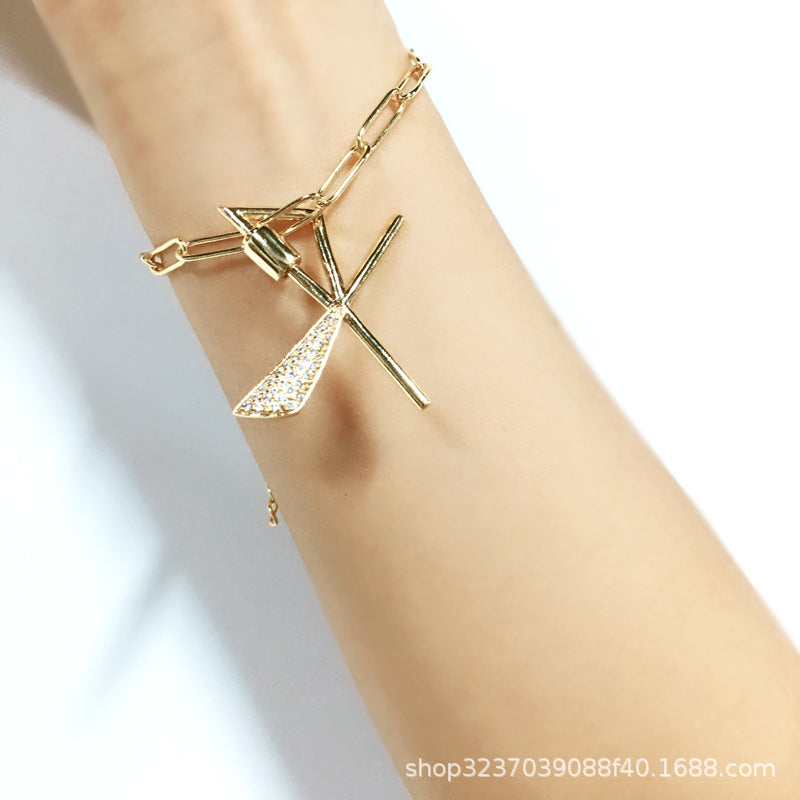 26 letters necklace bracelet pendant