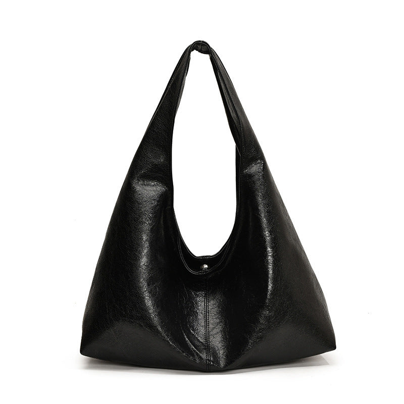 All-match Retro Tote Bag High-grade Large Capacity Underarm Women's Bag