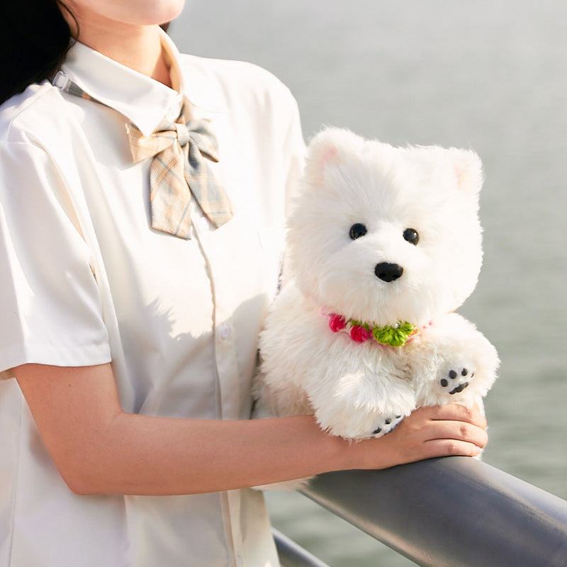 West Highland Simulation Doll Cute Plush Dog