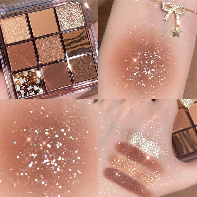Fashion Personality Acrylic Nine Colors Eye Shadow Plate