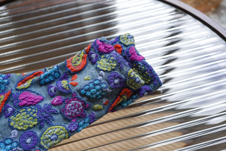 Mid-tube Pile Socks Autumn And Winter Korean Version Of Sen Series