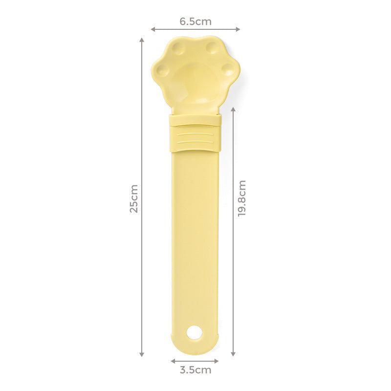 Plastic Cat Strip Squeezing Machine Spoon Feeder