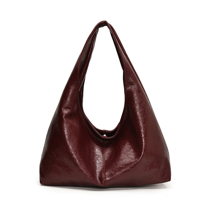 All-match Retro Tote Bag High-grade Large Capacity Underarm Women's Bag