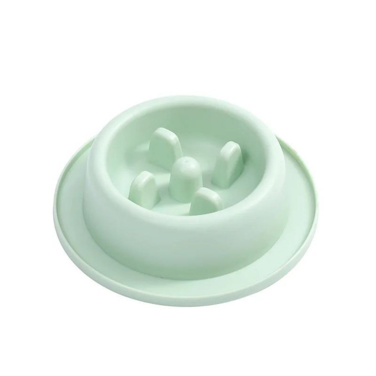 Pet Cat Dog Slow Food Bowl Fat Help Healthy Round Anti-choking Thickened And Non-slip Multiple Colors Shapes