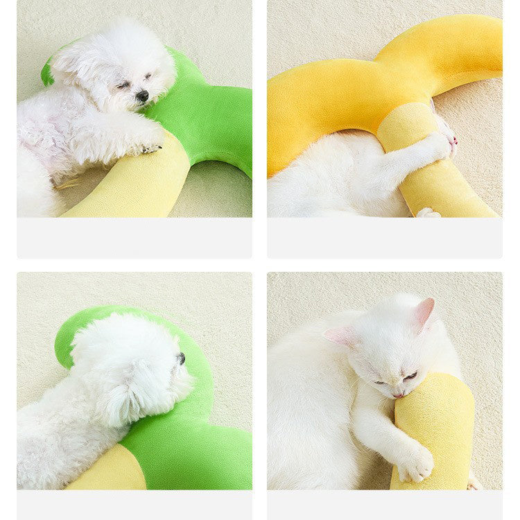 Dog Small Pillow, Pet Mat, Neck Pillow For Sleeping, Cat Winter Dog Kennel, Cat Cervical Vertebra Protection, Hypnotic Pet Pillow.