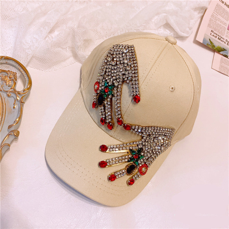 Gorgeous Ring Rhinestone Women's Fashion Hat