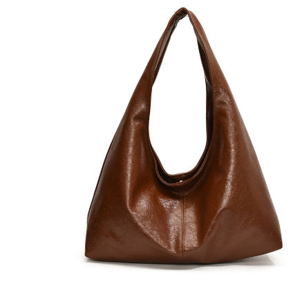 All-match Retro Tote Bag High-grade Large Capacity Underarm Women's Bag