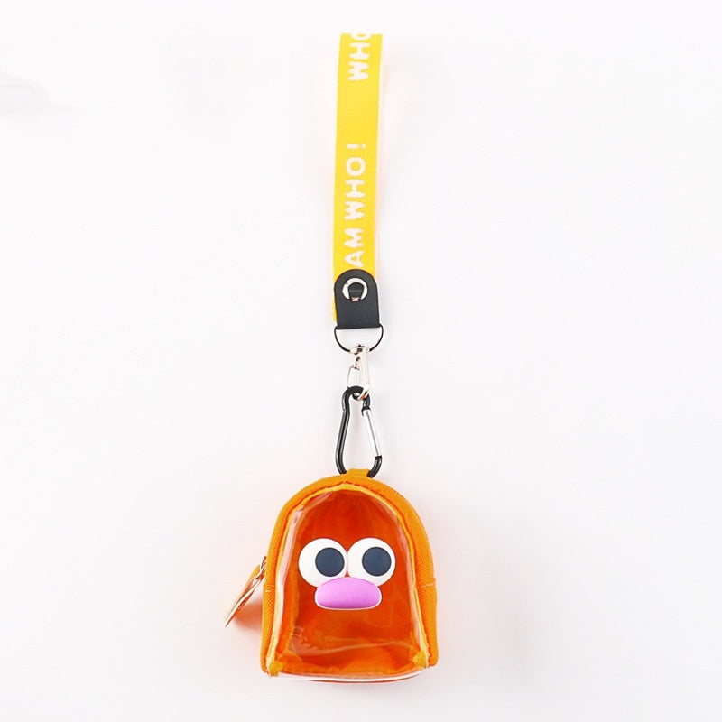 Internet Celebrity Same Style Small Wallet Female 2023 New Mini Bag Wrist Bag Creative Coin Bag Neck-hanging Coin Purse